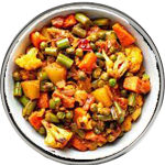 Mixed Indian Vegetables  Main Dish 